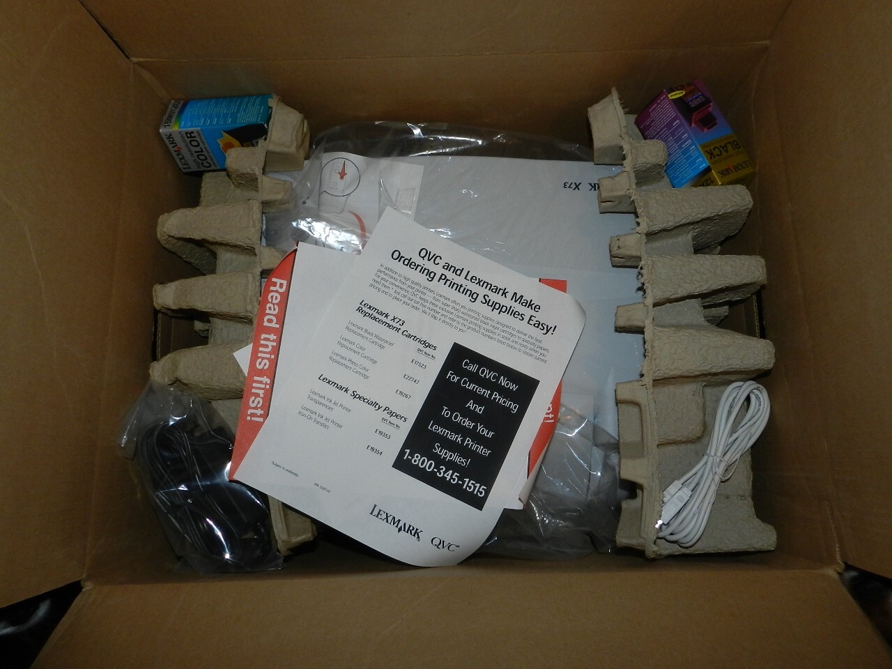 Lexmark X73 All-In-One Inkjet Printer/Scan/Email/Fax/Copy. UNTESTED/In BOX NEW