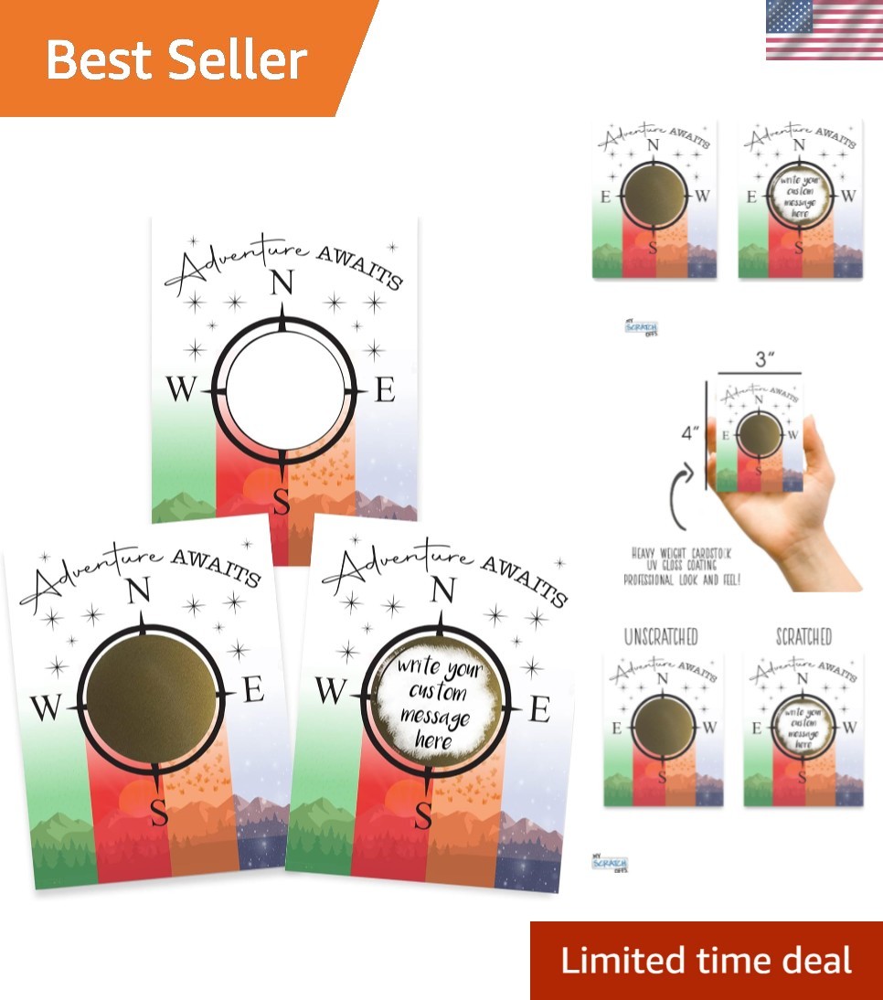 Make Your Own DIY Scratch Off ScratchNotes 20 Pack 3x4 Note Cards & Stickers ...