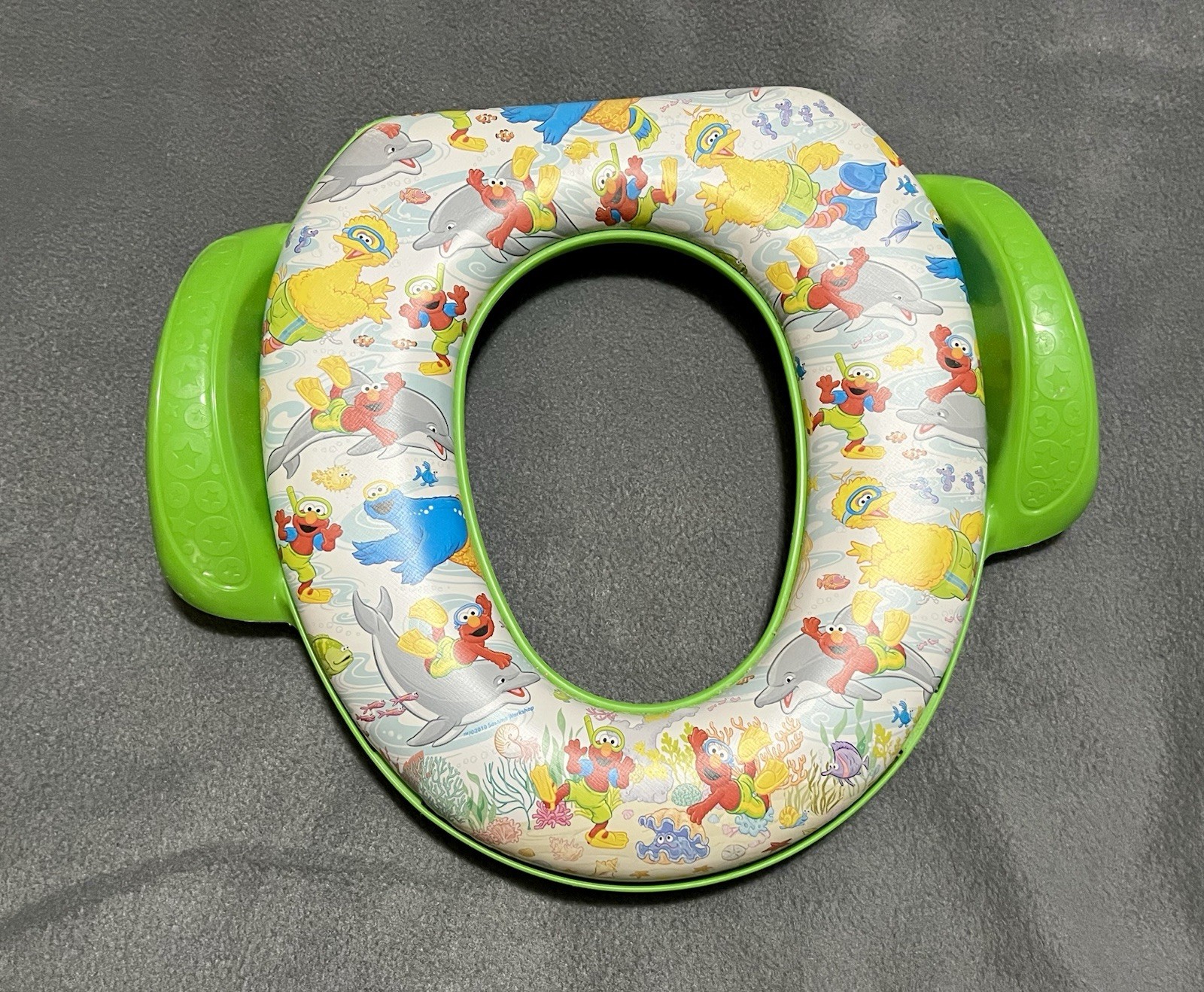 Sesame Street Soft Potty Seat Training seat Dolphin Fish (P548)