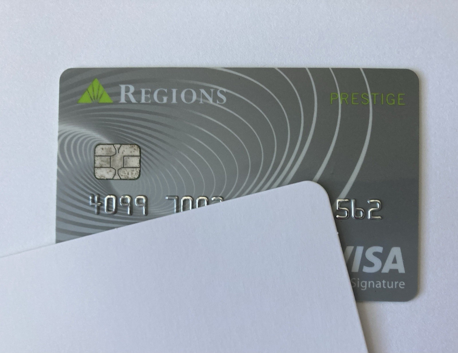 Expired Visa Credit Card Regions Bank