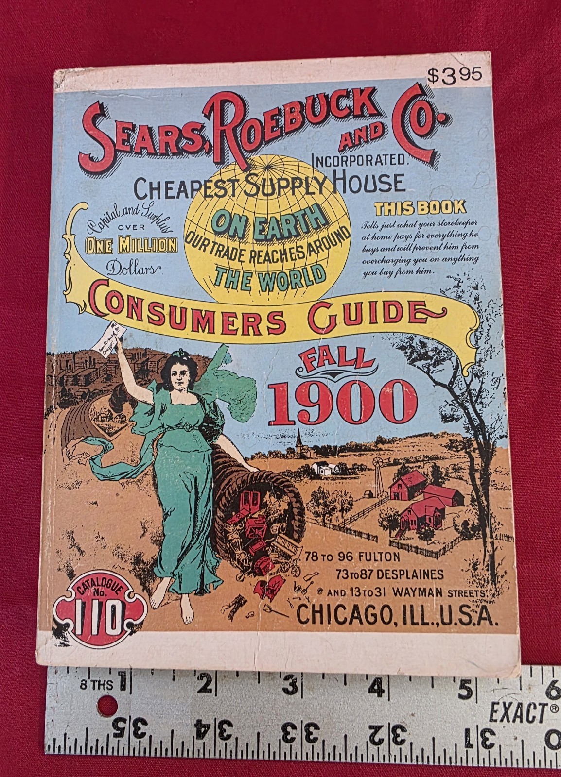 Sears, Roebuck and Co. Illustrated Fall 1900 Catalog Reference Books Booklet