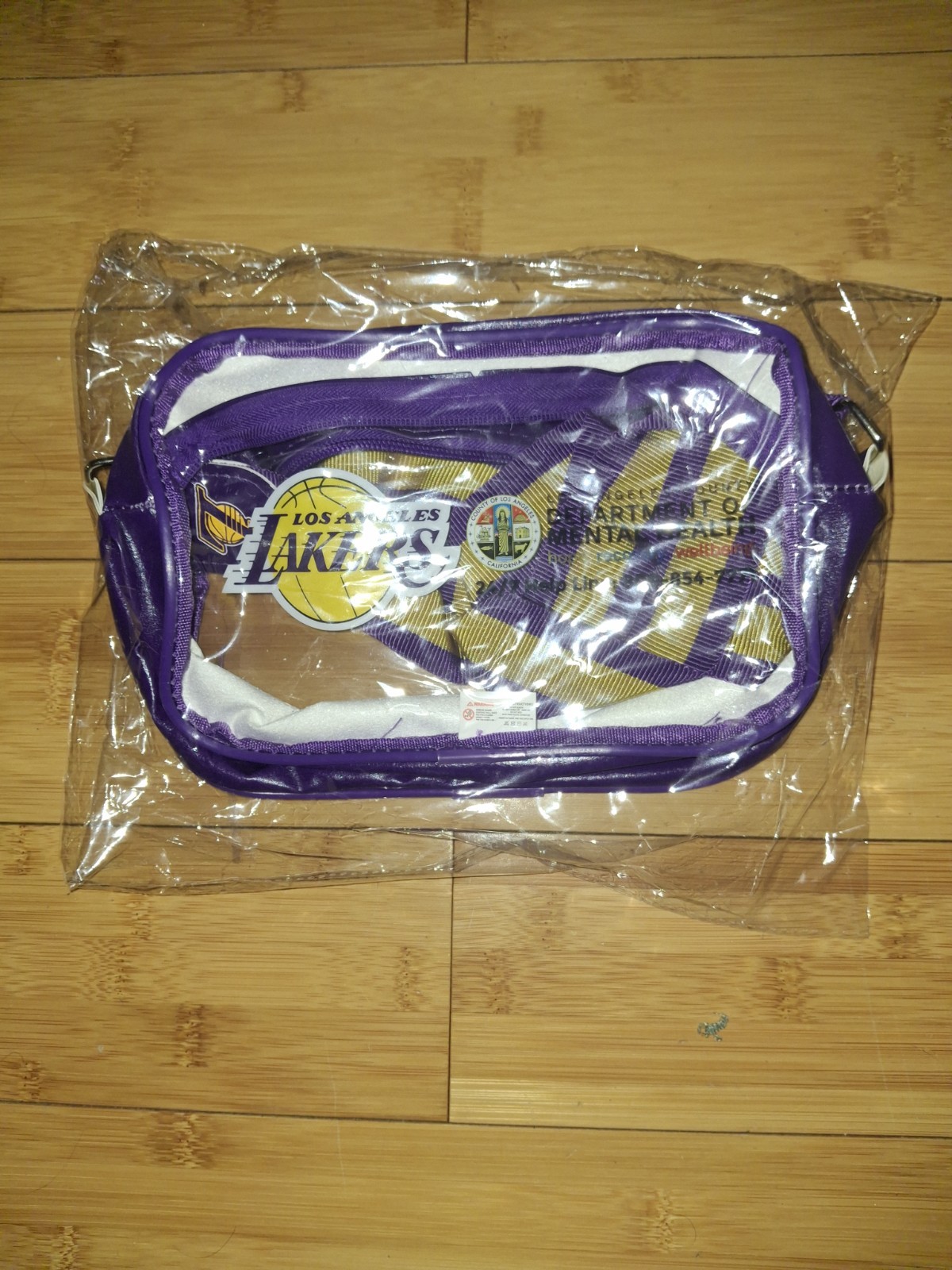Lakers Clear Fanny Pack SGA