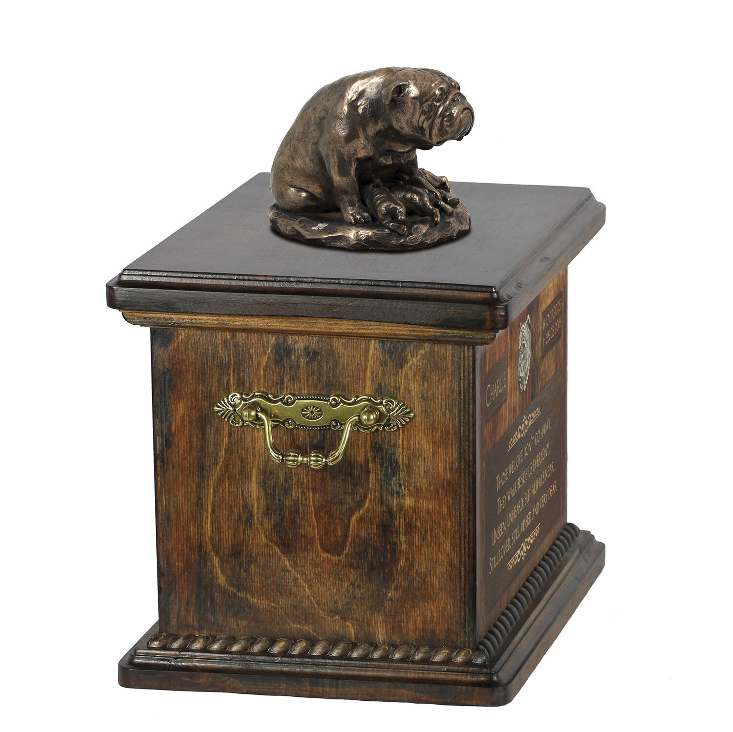 Bulldog II Dog Picture And Sign Art-Dog