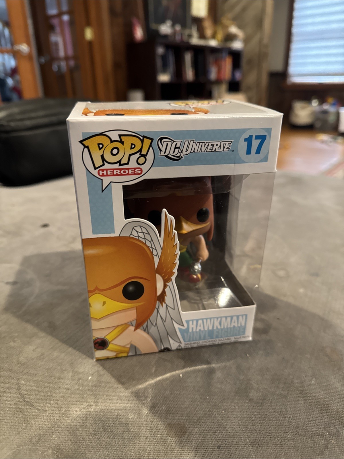 Funko Pop! Heroes Vinyl Figure Hawkman #17 DC Original HAKWMAN Error Box