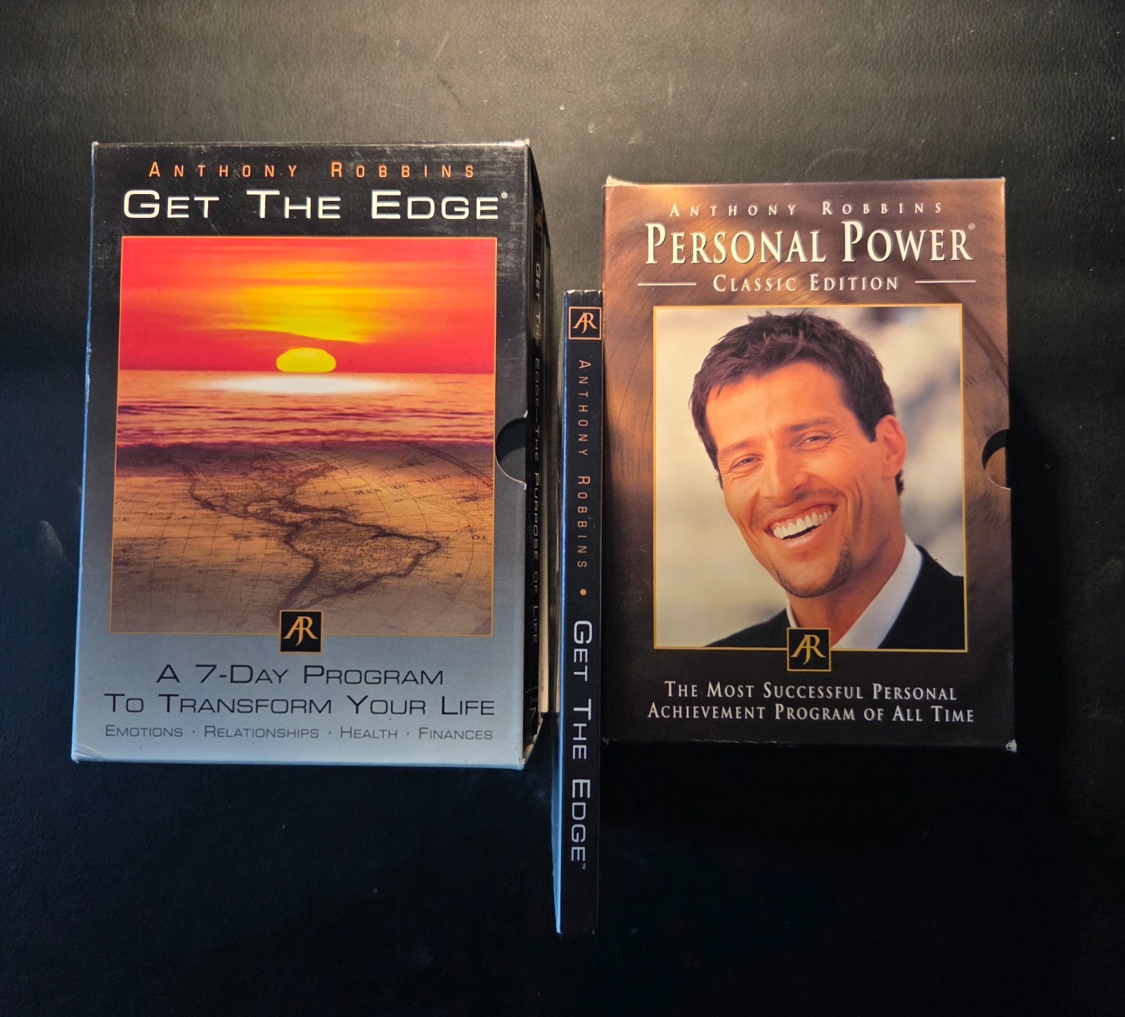 Anthony Robbins Get The Edge (10 CD/1 DVD) & Personal Power (7 CD)