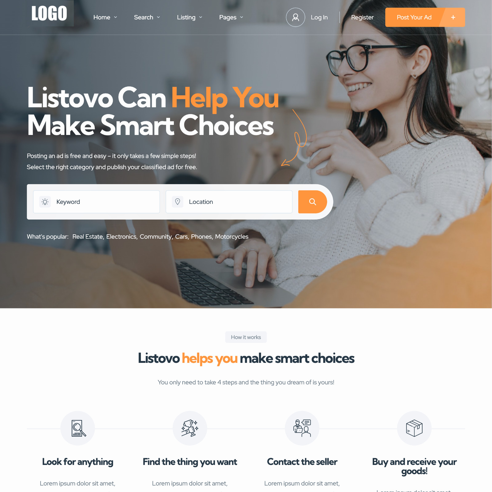 🌐 Online Listings Website Design for Sale with Free VPS Web Hosting