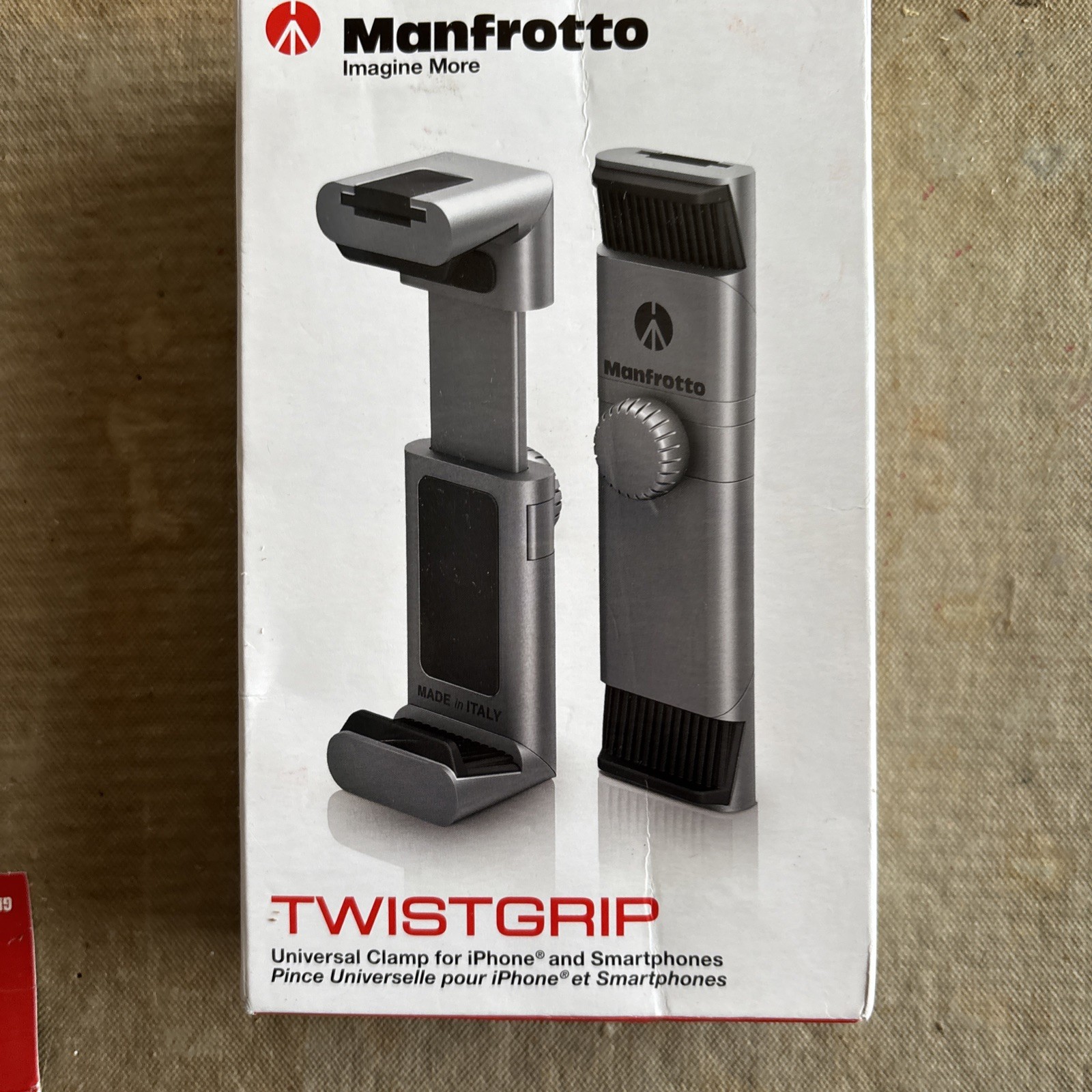Manfrotto Tripod grip for smartphone adapter TwistGrip Aluminum MTWISTGRIP NEW