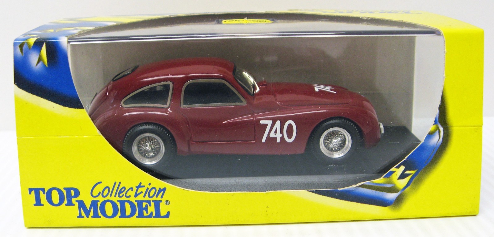 Very rare 1950 Alfa Romeo 6C 2500 Mille Miglia #740 1/43 Top Model TMC270 Italy