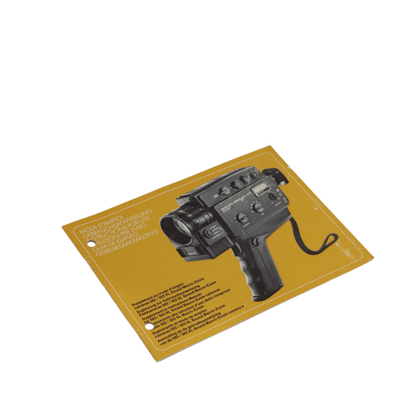 Bolex 583 563 XL Sound Macro Zoom and Ipod Manual