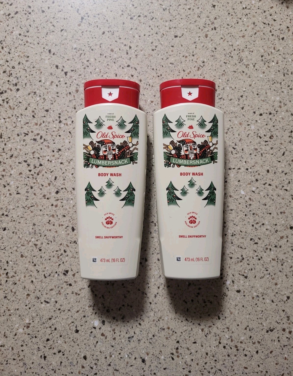 2 Old Spice Limited Holidude Edition Lumbersnack Body Wash Shower Gel 16 Oz Ea