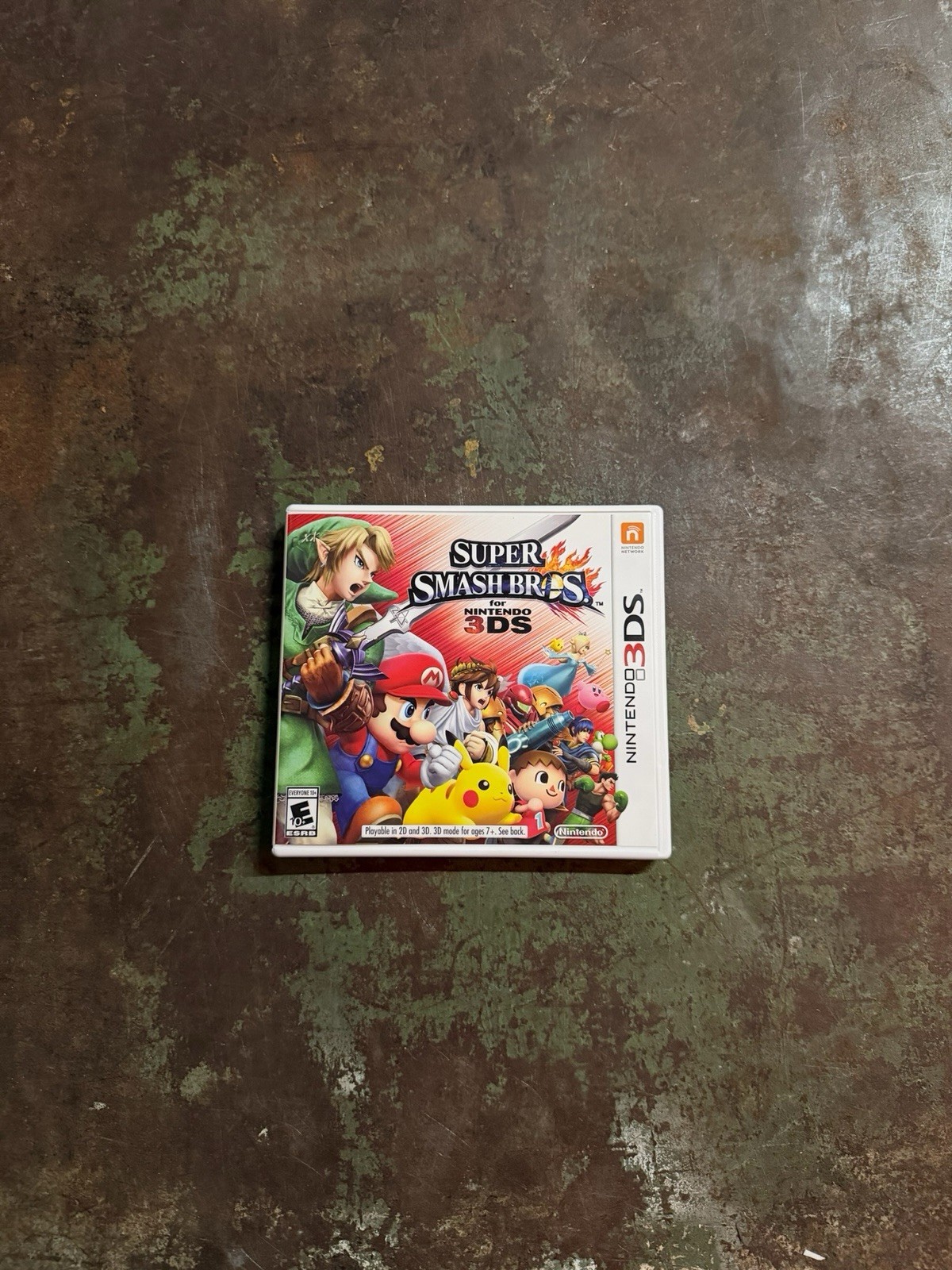 Super Smash Bros. For Nintendo 3DS Case & Manual Only NO GAME