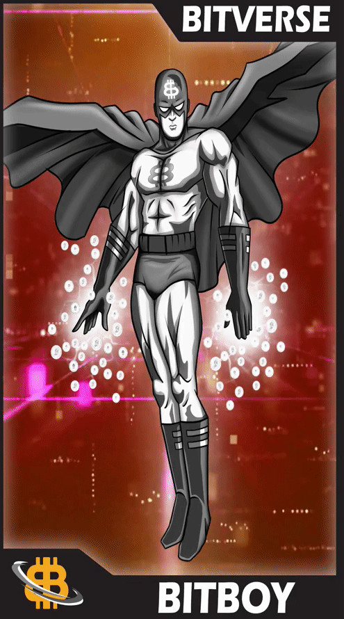 Bitverse Comics NFT Bitboy Rare Series 1 Mint # 89