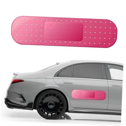 Car Bandaid Sticker, Giant Car Bumper Sticker Large Bandage Decal, 1PCS Red