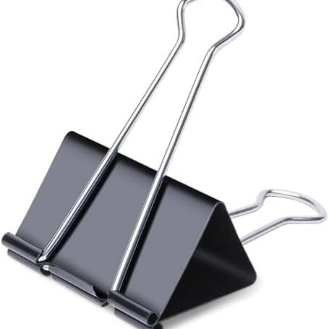 Jumbo Binder Clips 3 inch (6 Pcs), Extra Large Binder Clips for Office SuppliesV