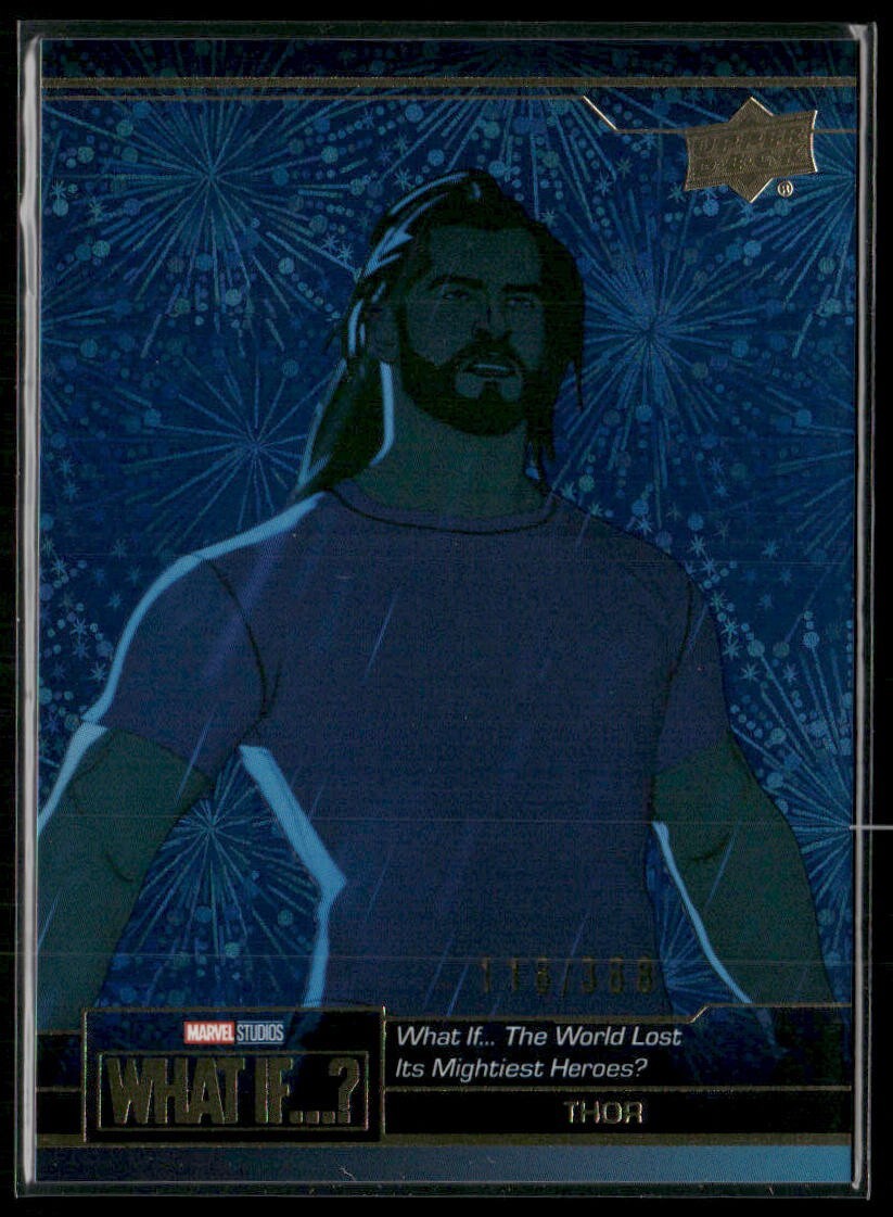 2023 Upper Deck Marvel What If? Possibilities Blue /388 #24 - Thor