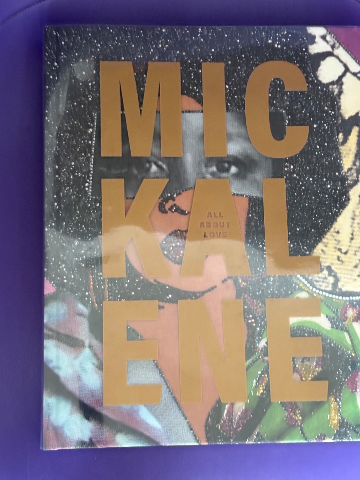 *SALE* MICKALENE THOMAS SIGNED GOLD MARKER ALL ABOUT LOVE BOOK NEW BLACK ART HTF