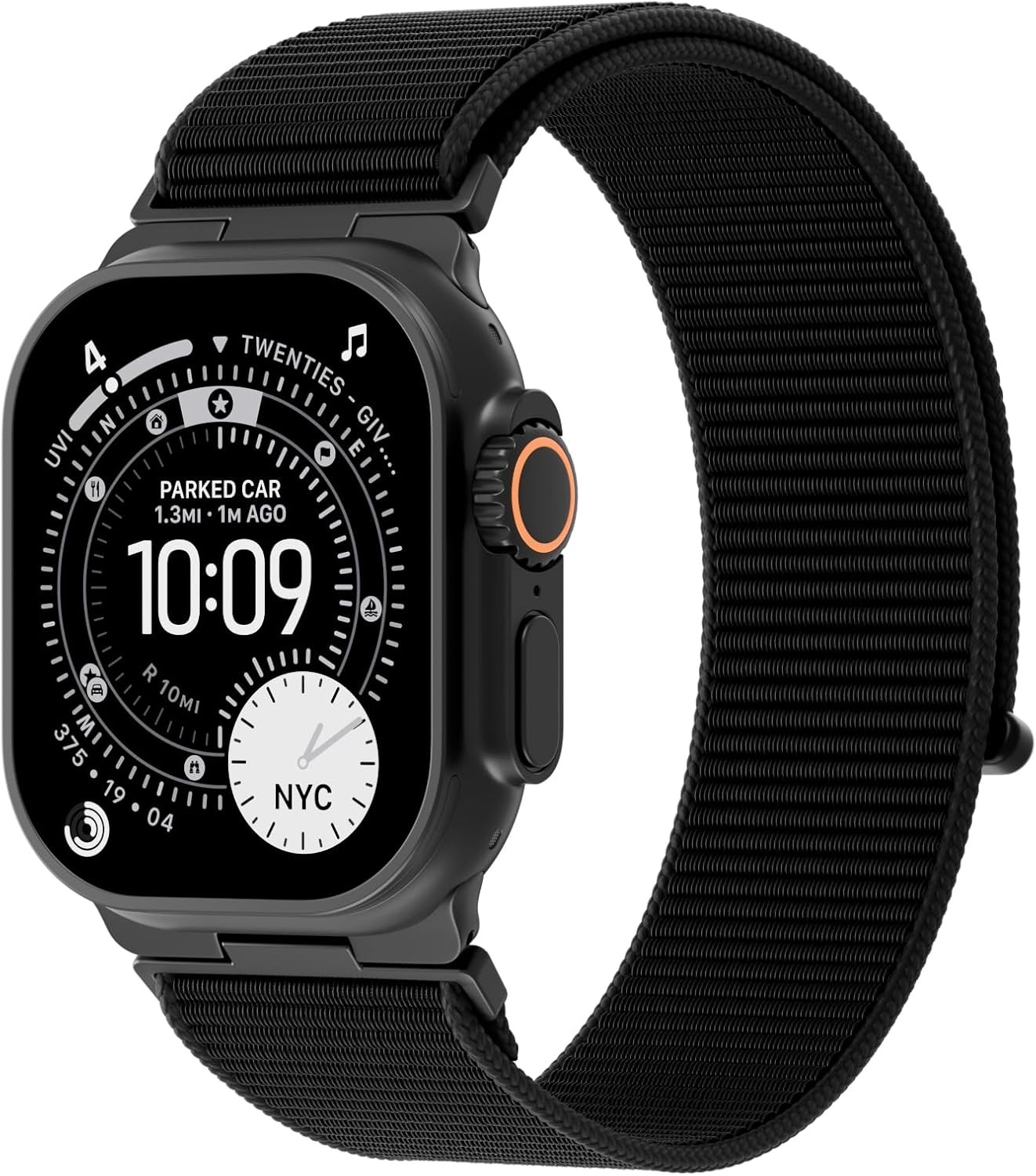 Nylon Sport Loop Strap Compatible with Apple Watch 49mm 44mm Breathable