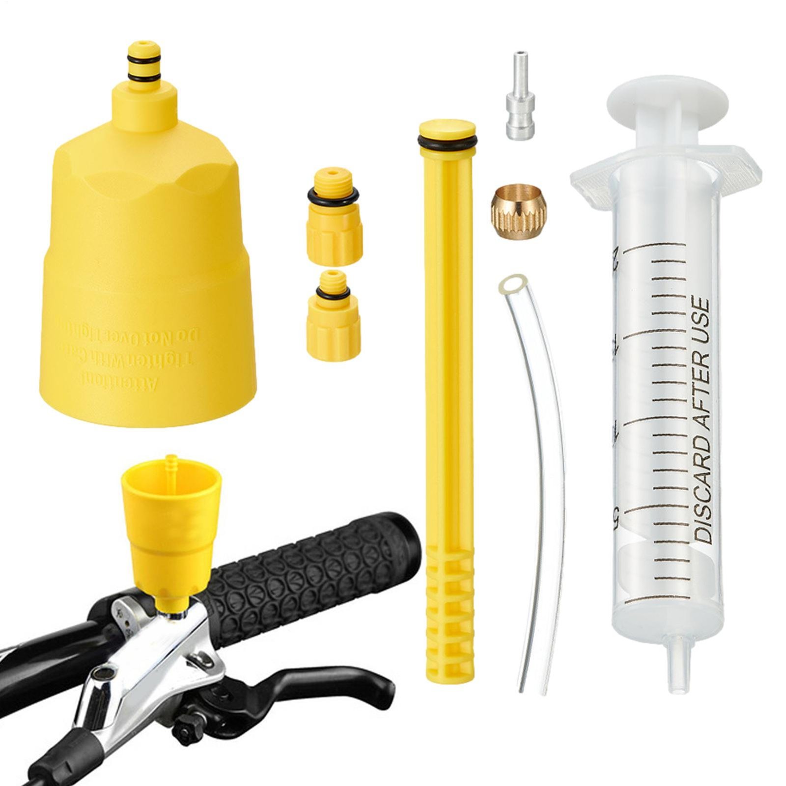 Bicycle Brake Oil Bleed Kit Funnel Oil Stopper Cycling Tools For Disc Brake Tool