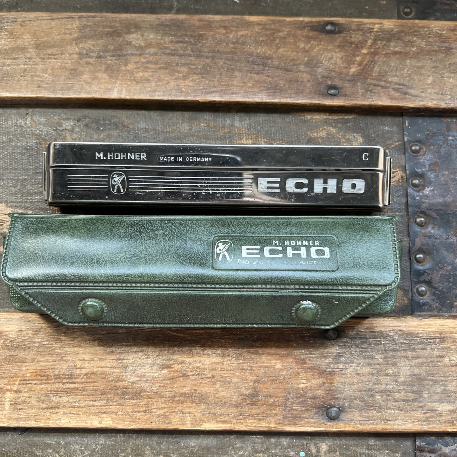 Hohner Echo Harmonica 2409-C /Original Case
