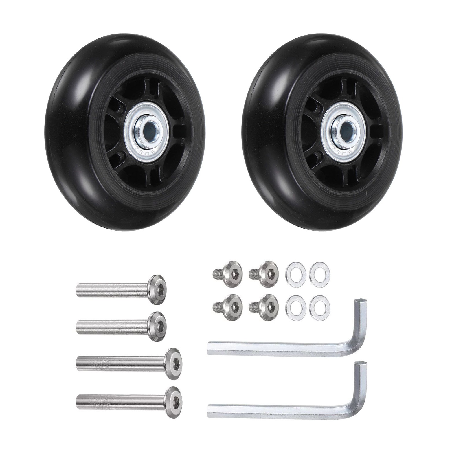 Luggage Replacement Wheels Kits Universal Repair Accessories Easy to install