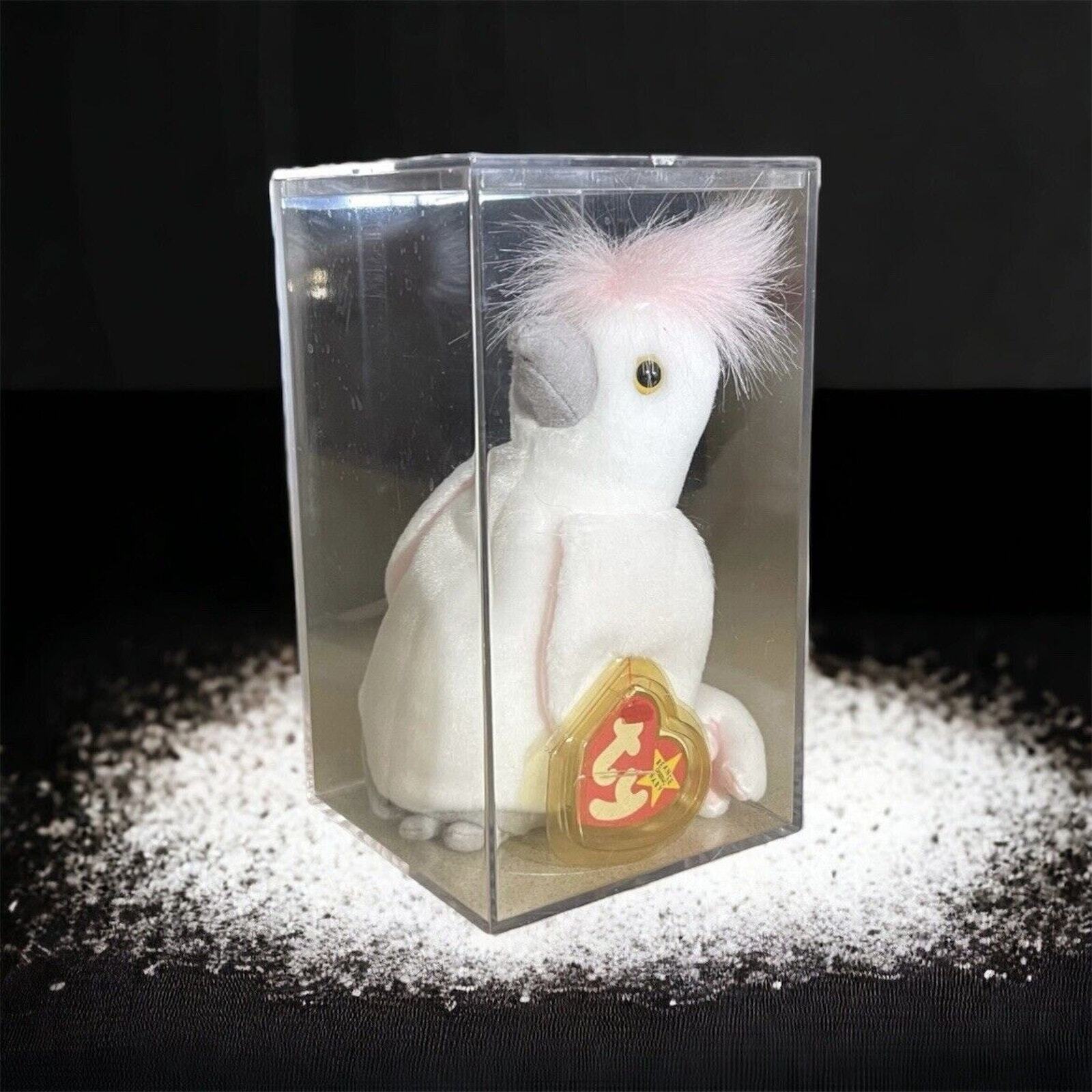 Ty Beanie Baby Original KUKU the Cockatoo Bird 1997 Mint Condition