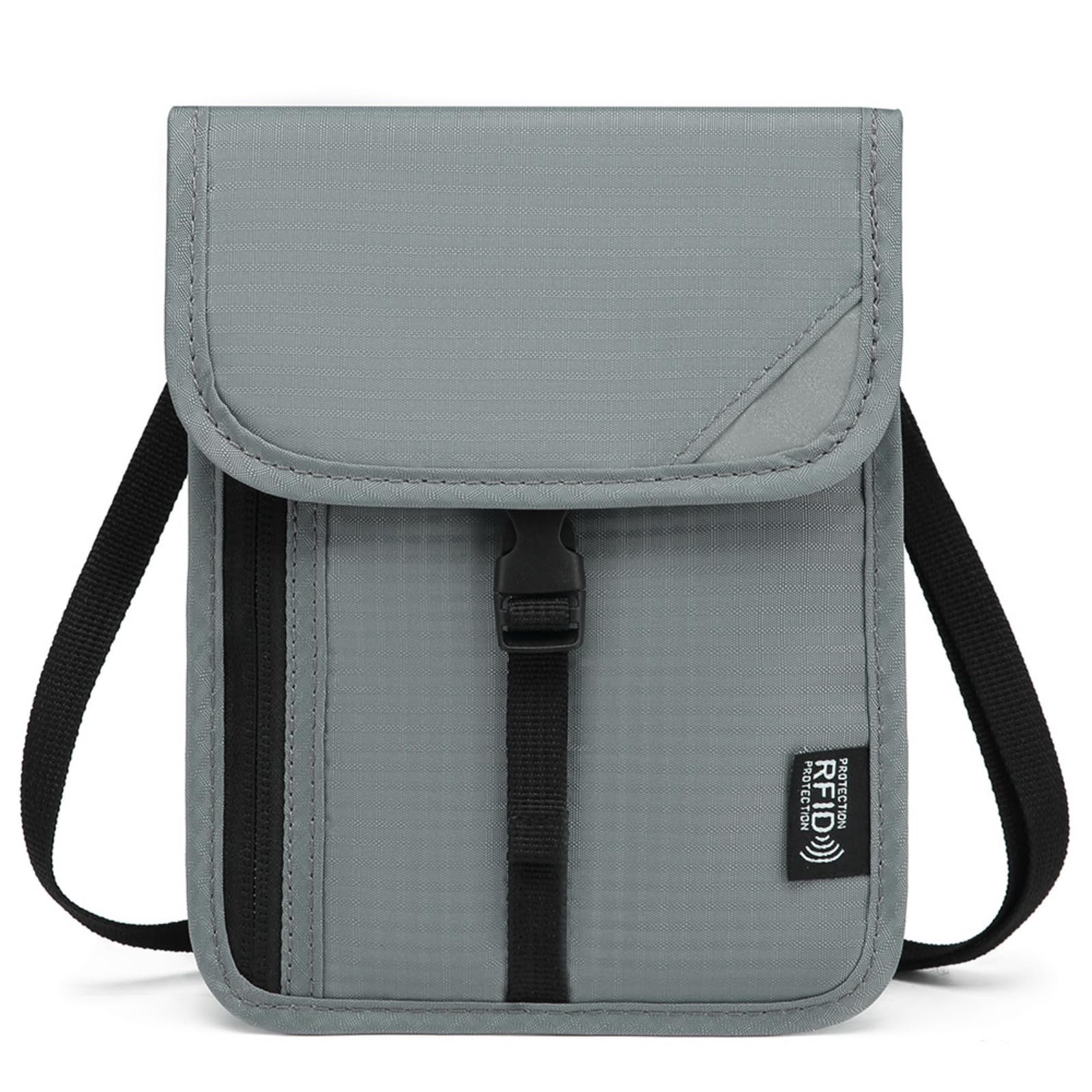 Travel Neck Wallet, RFID Blocking Passport Holder Organizer Case, Slim Neck T...