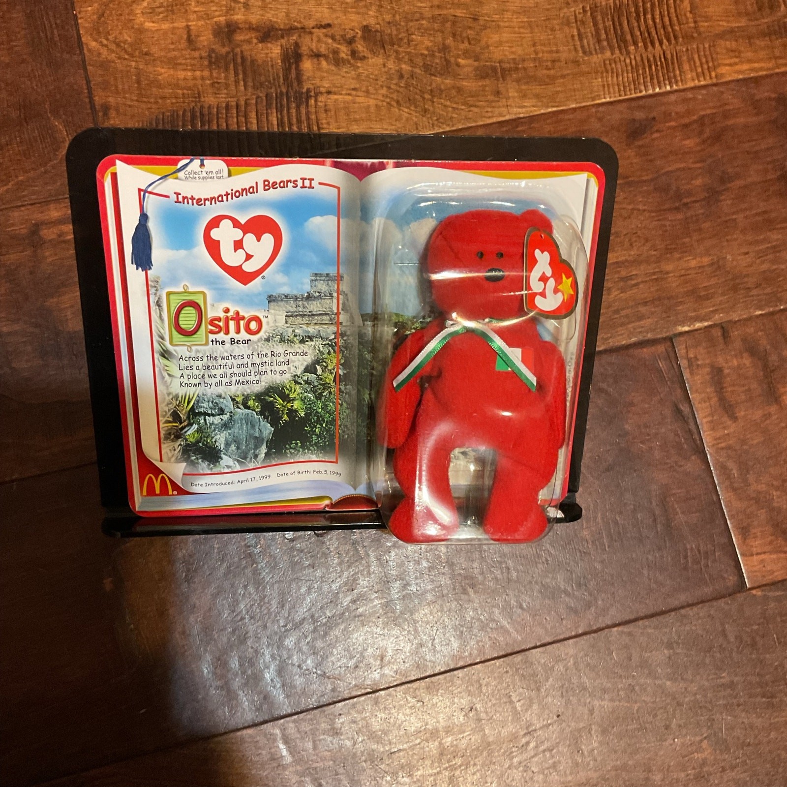 Vintage 1999 TY International Bear II Osito Collectable