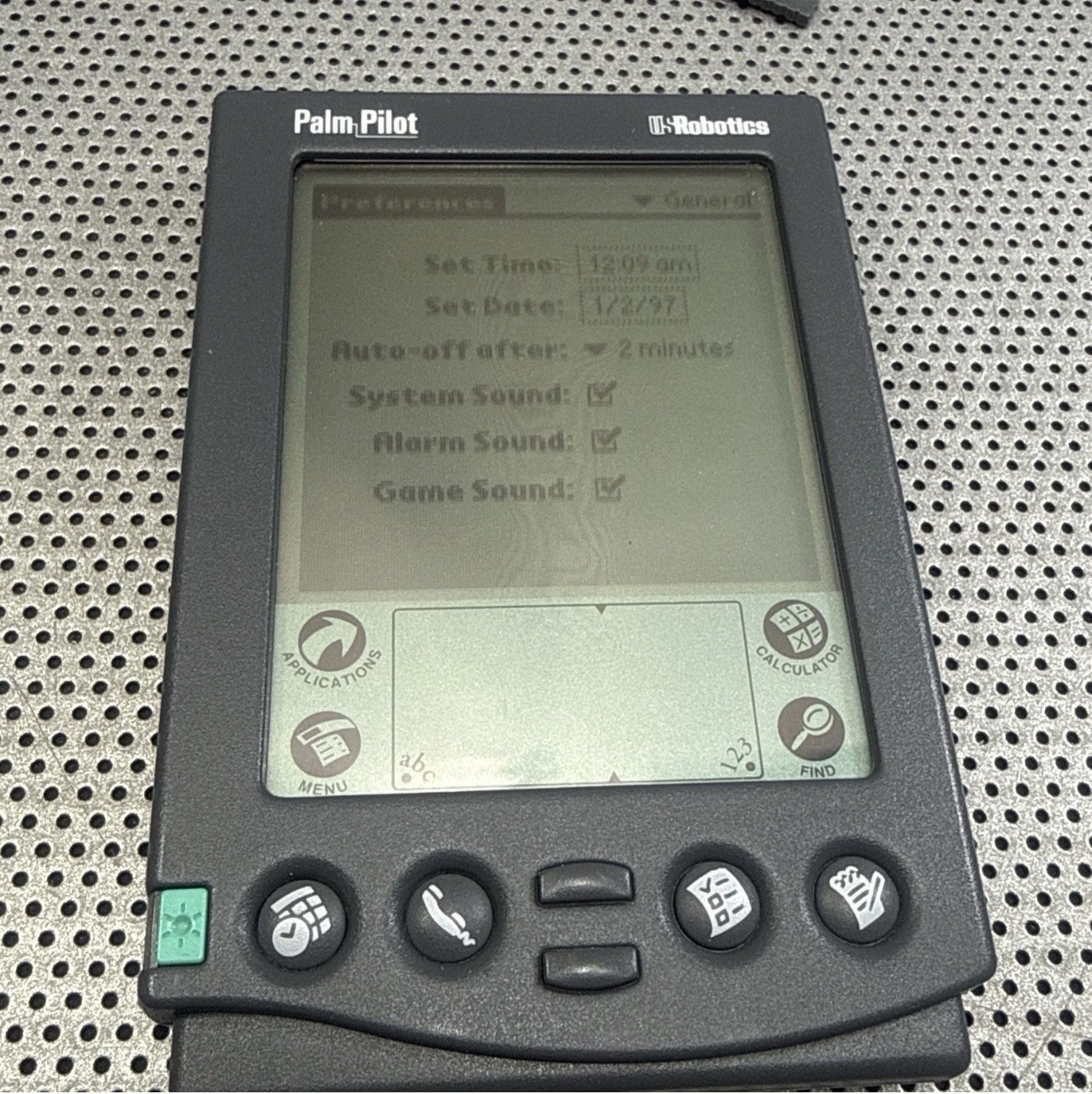 Superb Rare Vintage Palm Pilot professional - US Robotics with Handbooks 