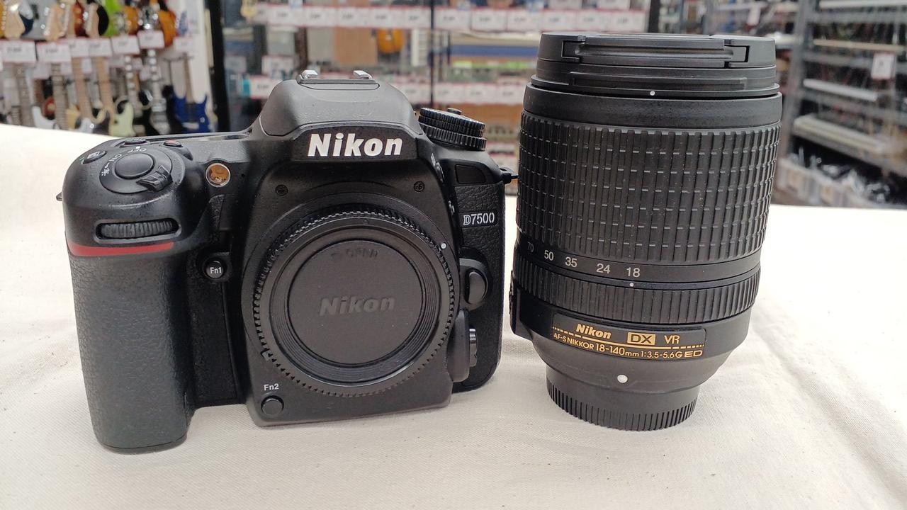 NIKON D7500 DSLR Camera Kit 18-140mm VR Lens 4K UHD Used From Japan