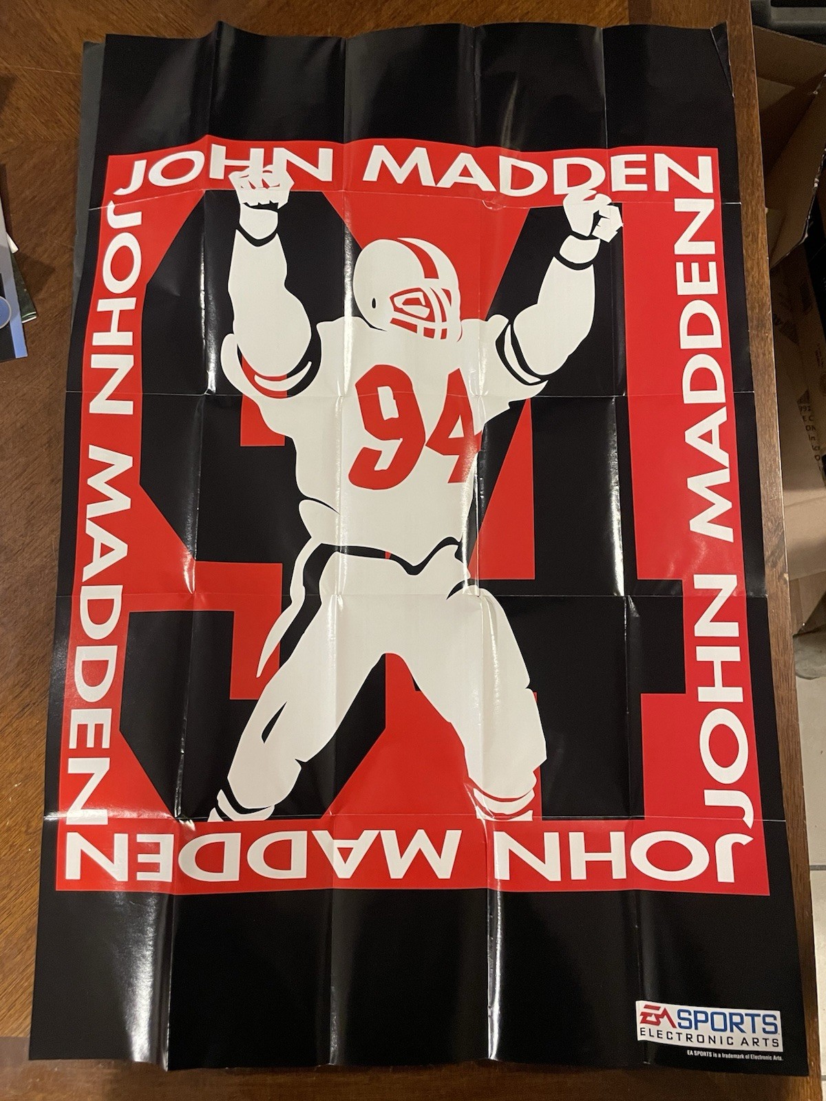 madden nfl 94 snes Poster insert only