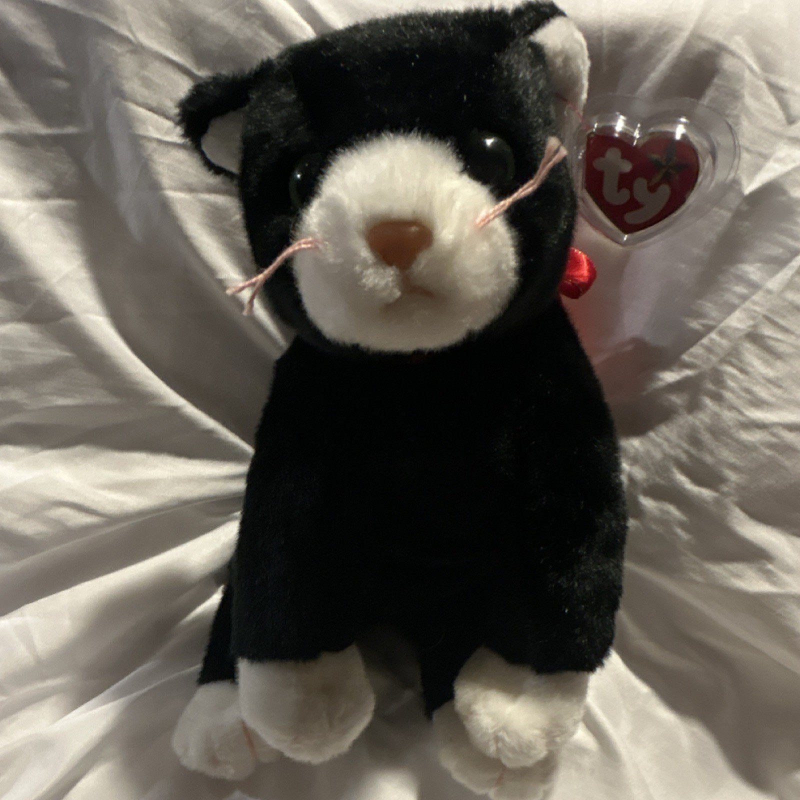 Ty Retired Classic Beanbag Plush Cat Beanie Babies Black 1997