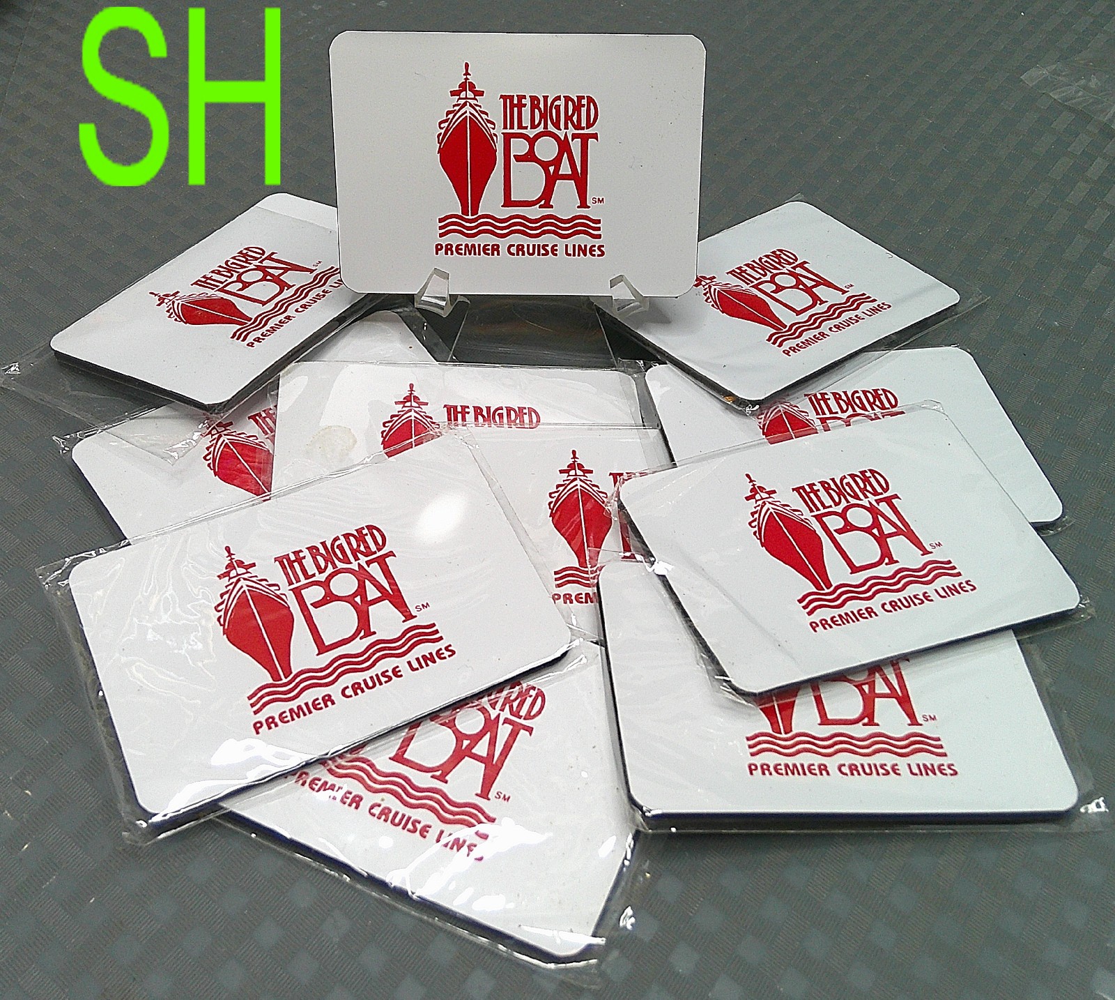 Vintage Lot 11 The Big Red Boat Premier Cruise Line Ship Magnetic Address Books