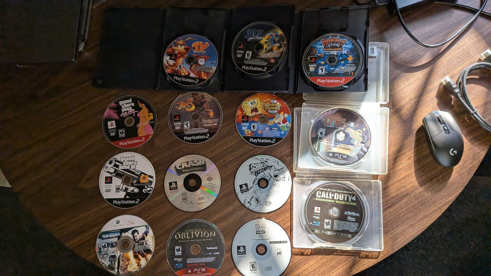 PlayStation 2/3 & Xbox 360 Game Disc Lot Crash Bandicoot, Sly Cooper, Jak, GTA