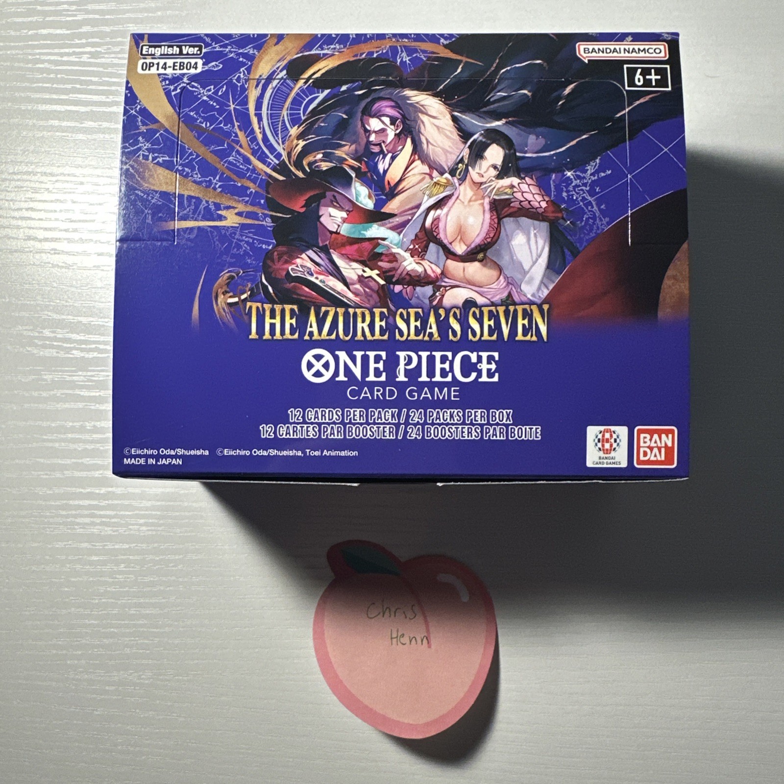 One Piece TCG OP-14 The Azure Sea’s Seven Booster Box English New - Unsealed