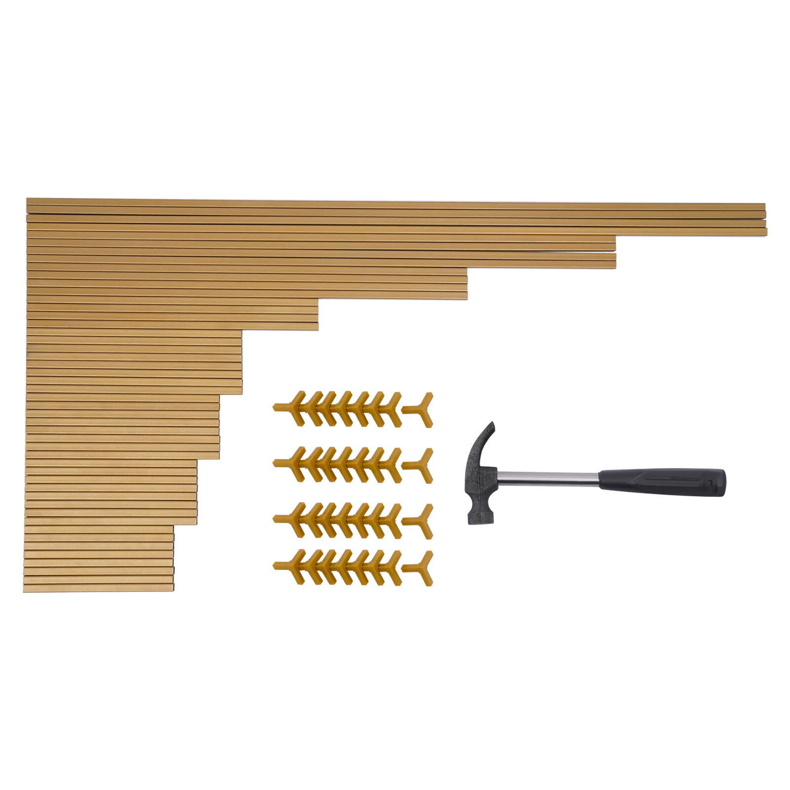 Gold Metal Flower Stand Rectangular Rack For Wedding Table Centerpieces Decor ??