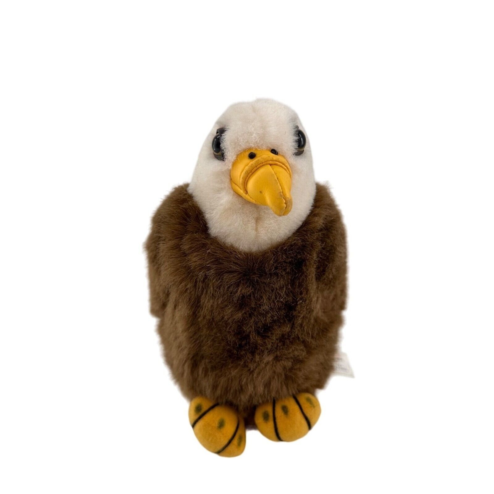 K&M 2003 Bald Eagle Plush Toy 8" Stuffed Animal Soft Plush Collectible Bird Read