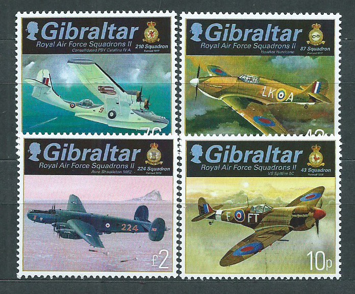 Gibraltar Post 2013 Yvert 1526/29 ** MNH Airplanes