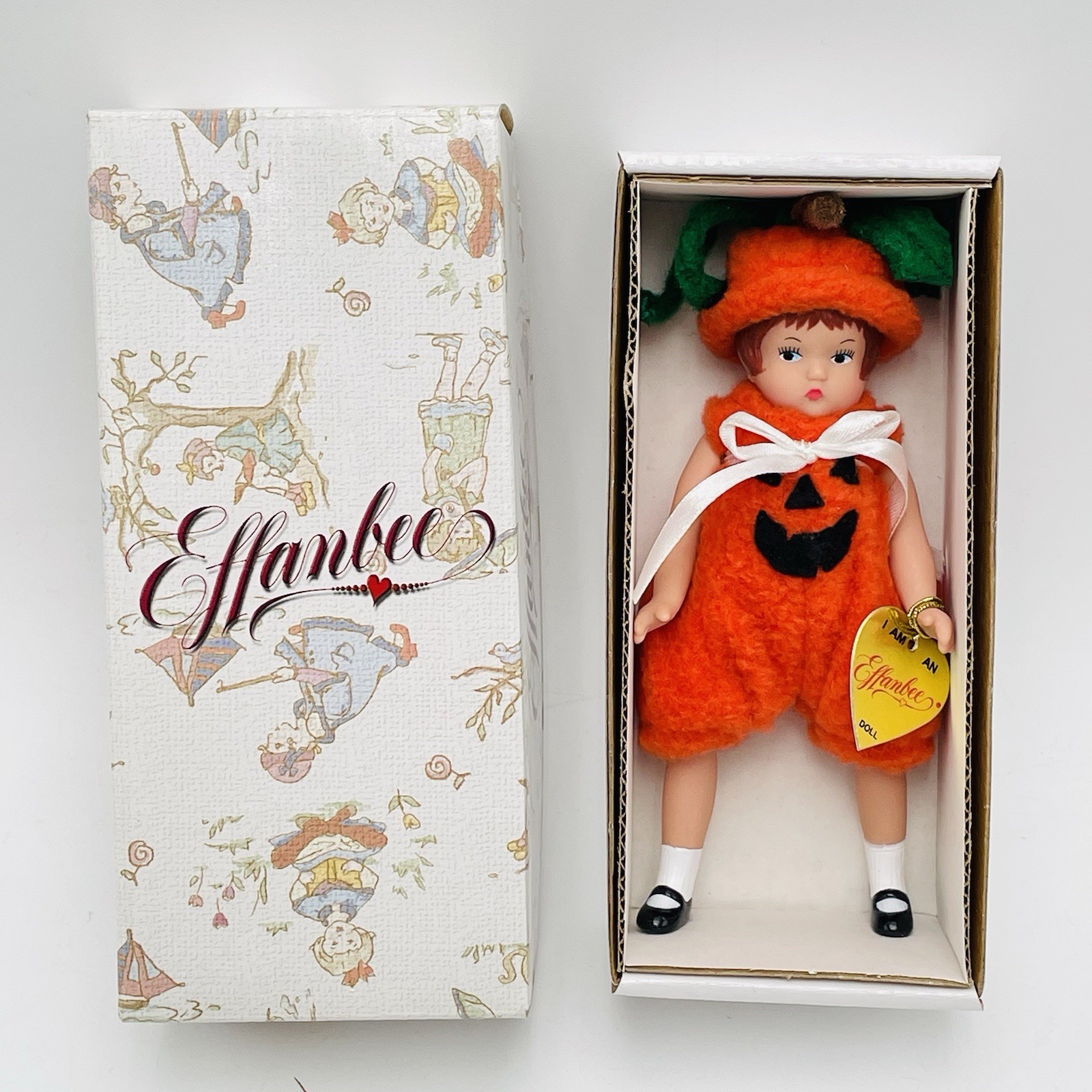 Tonner/Effanbee Wee Patsy 5" WEE PUMPKIN PAL Vinyl Doll WP1408 Jack-o-Lantern