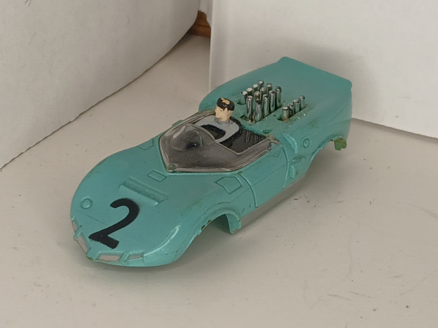 AURORA T-JET  #1377   CHAPARRAL BLUE TURQUOSIE #2, BODY ONLY