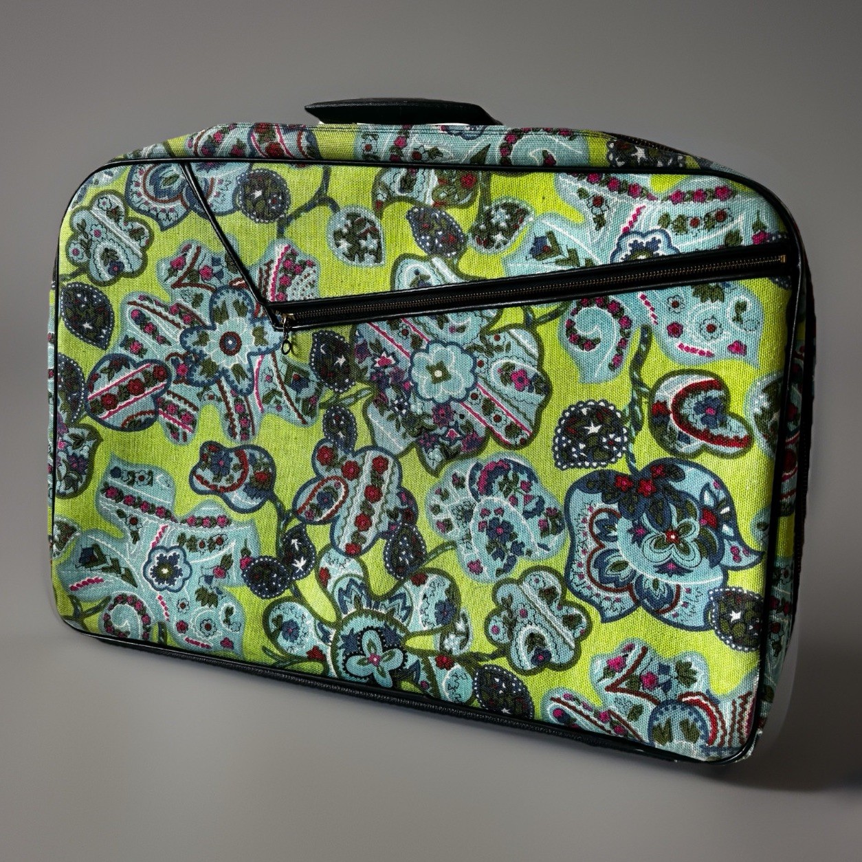 Vintage Retro Suitcase Floral Flowers Bantam  Travelware 1970’s 1960's