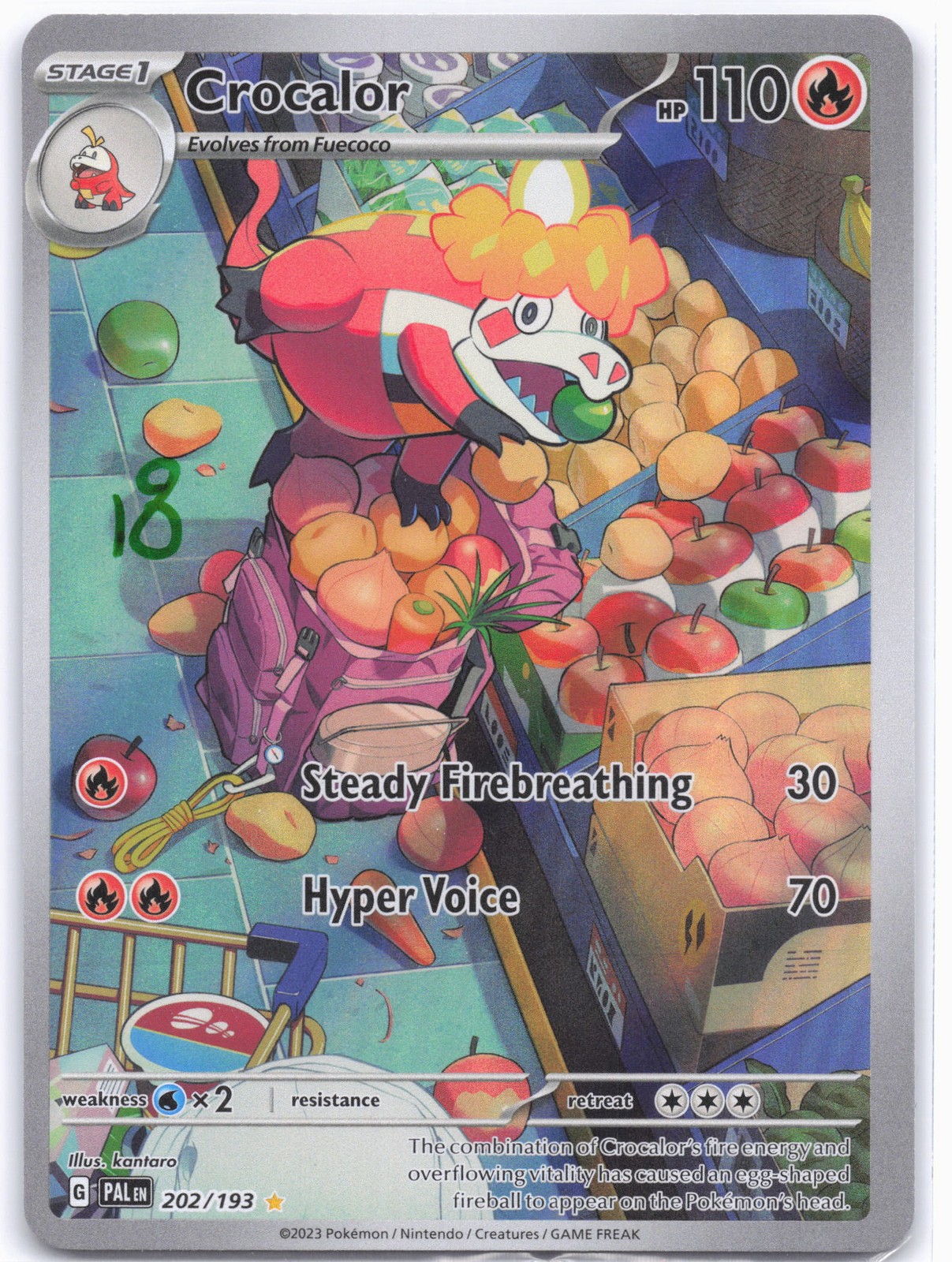 SV02: Paldea Evolved #202/193 Crocalor