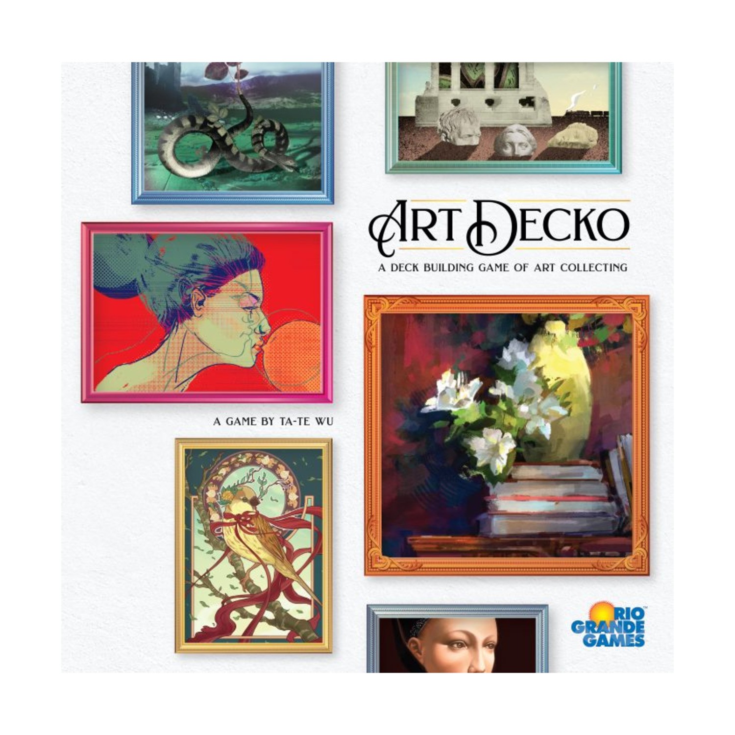 Rio Grande Cardgame Art Decko Box VG+/NM