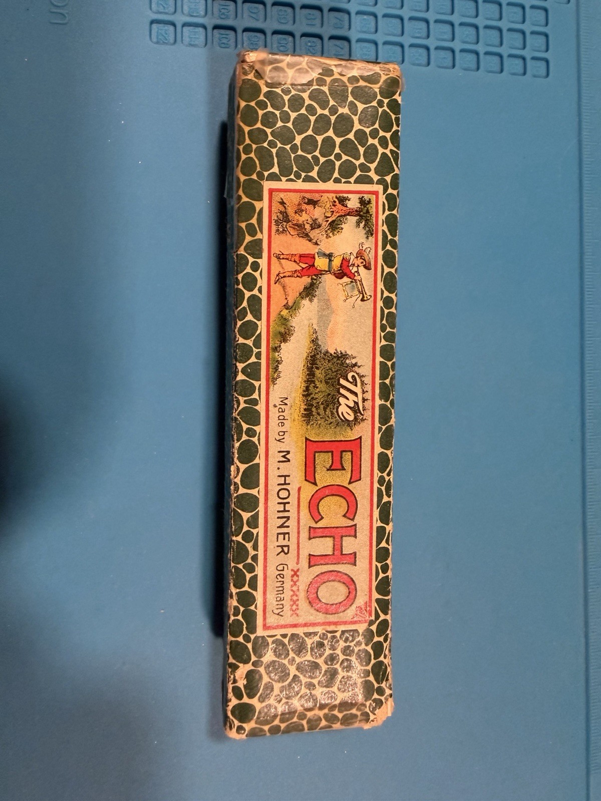 m hohner echo harmonica Germany With Original Case Box