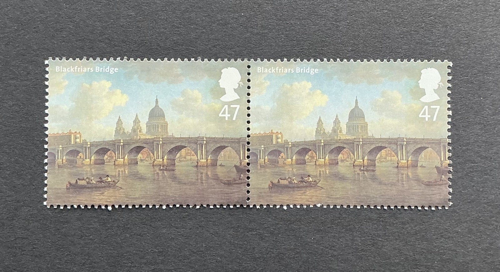 GB QEII 2002 Blackfriars Bridge & St Paul’s London MNH Stamps x2 Free UK Postage