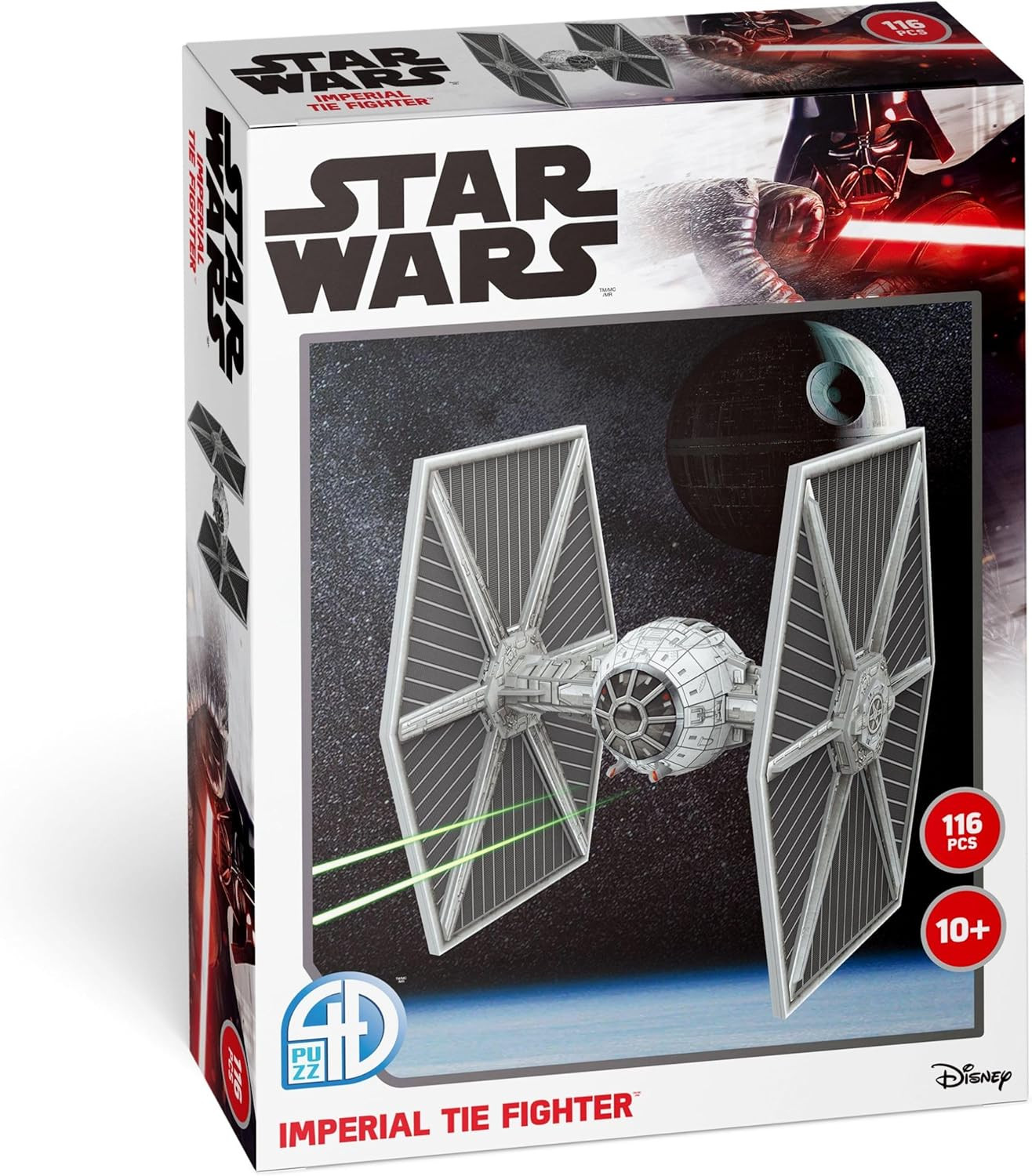 4D Puzzle – Star Wars: Tie Fighter/Ln – 129 Paper Model Kit for Teens and Adults