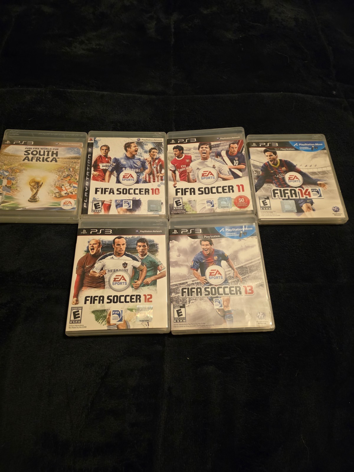 EA Sports FIFA Soccer Mixed Lot (6) PlayStation 3 Blu-ray Sports Games