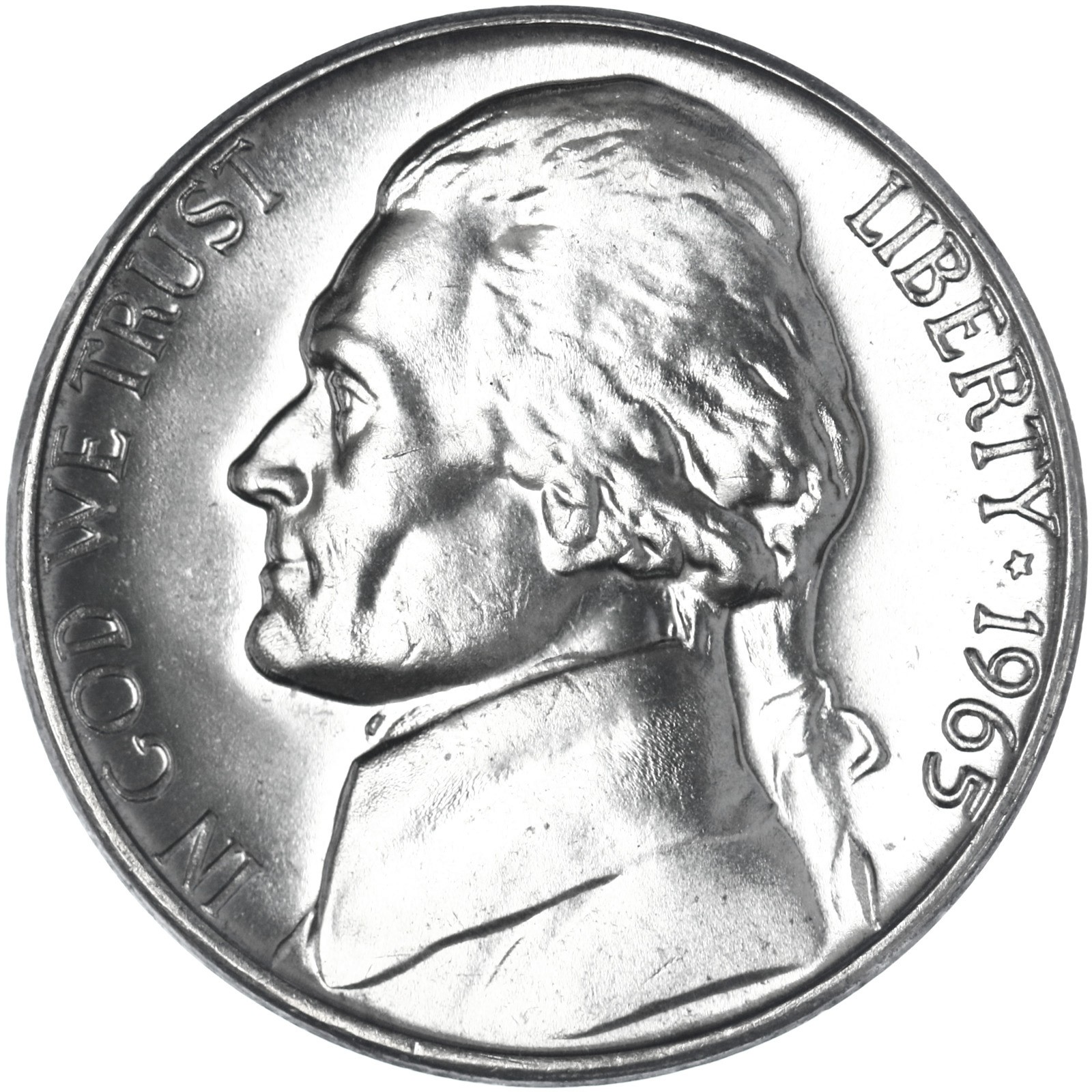 1965 SMS Jefferson Nickel Gem BU Special Mint Set