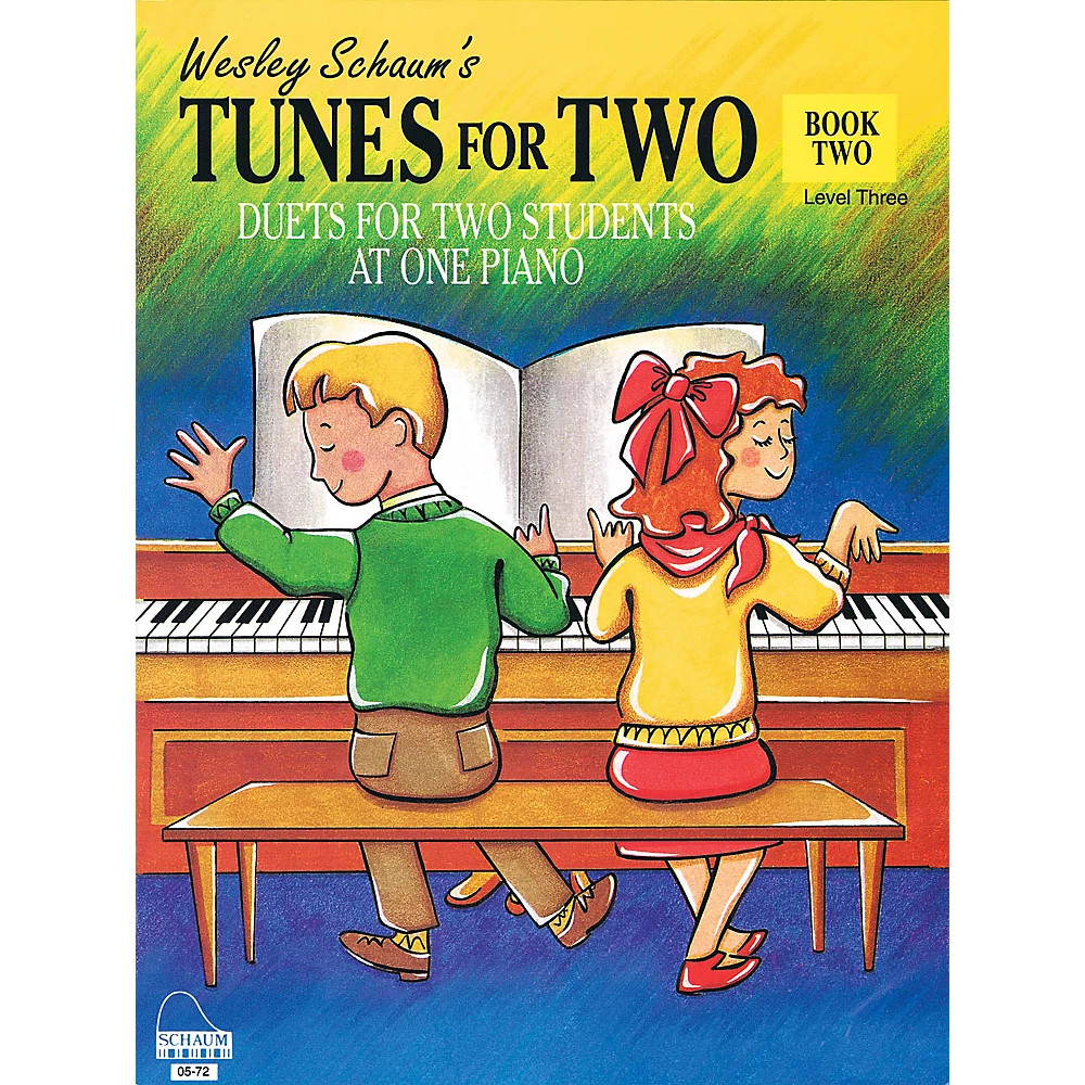 SCHAUM Tunes for Two - Book 2 Educational Piano Book (Level Elem)
