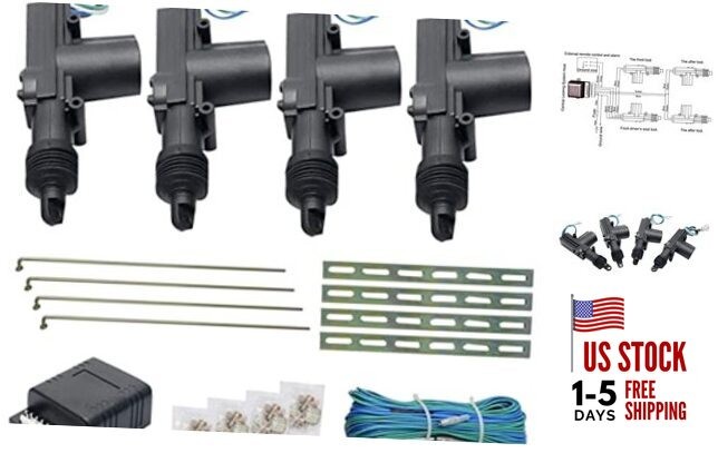 Car Motor Power Door Lock Actuator,  12V Universal Car Central Control 