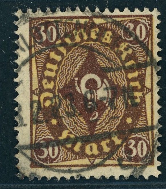 German Reich Michel number 208I/I, stamped old signature
